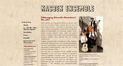 Desktop Screenshot of kasbek-ensemble.de