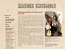 Tablet Screenshot of kasbek-ensemble.de